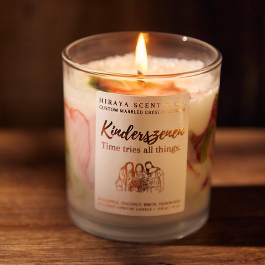 200g Custom Crystal Marbled Candle