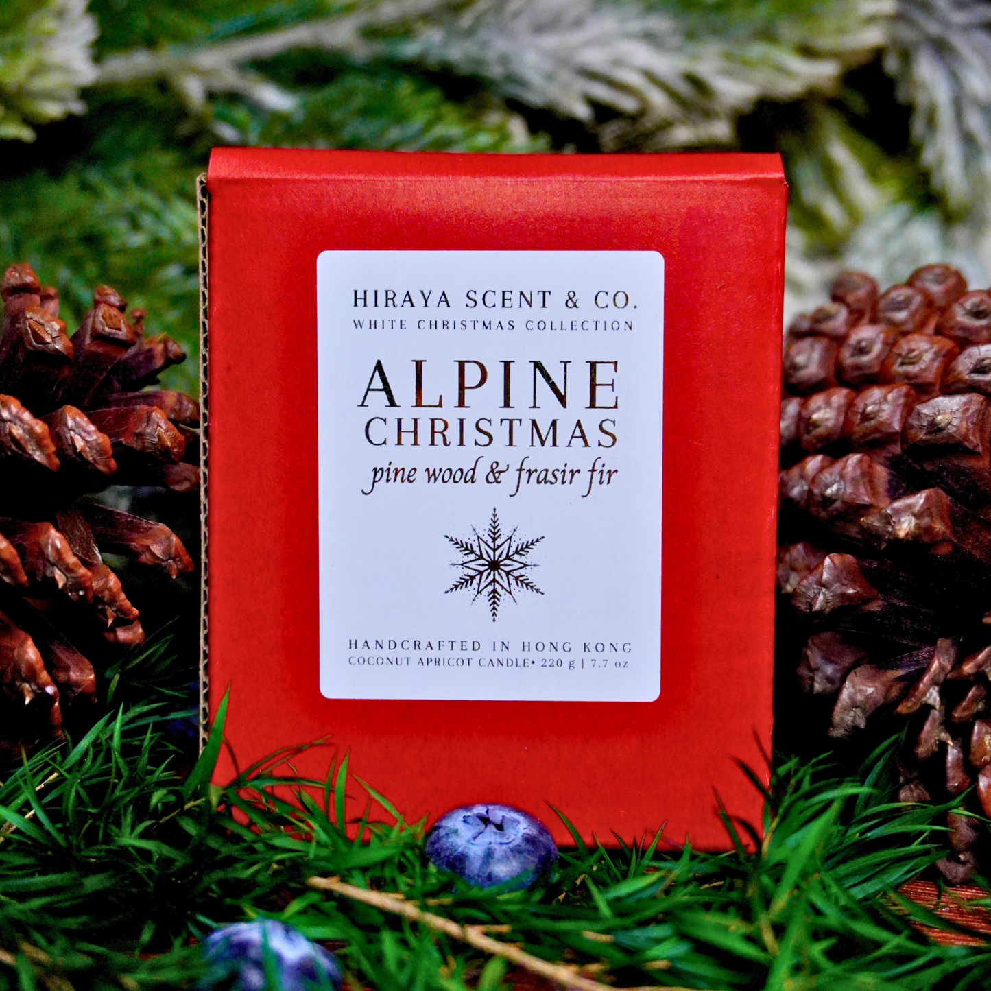 Alpine Christmas Candle
