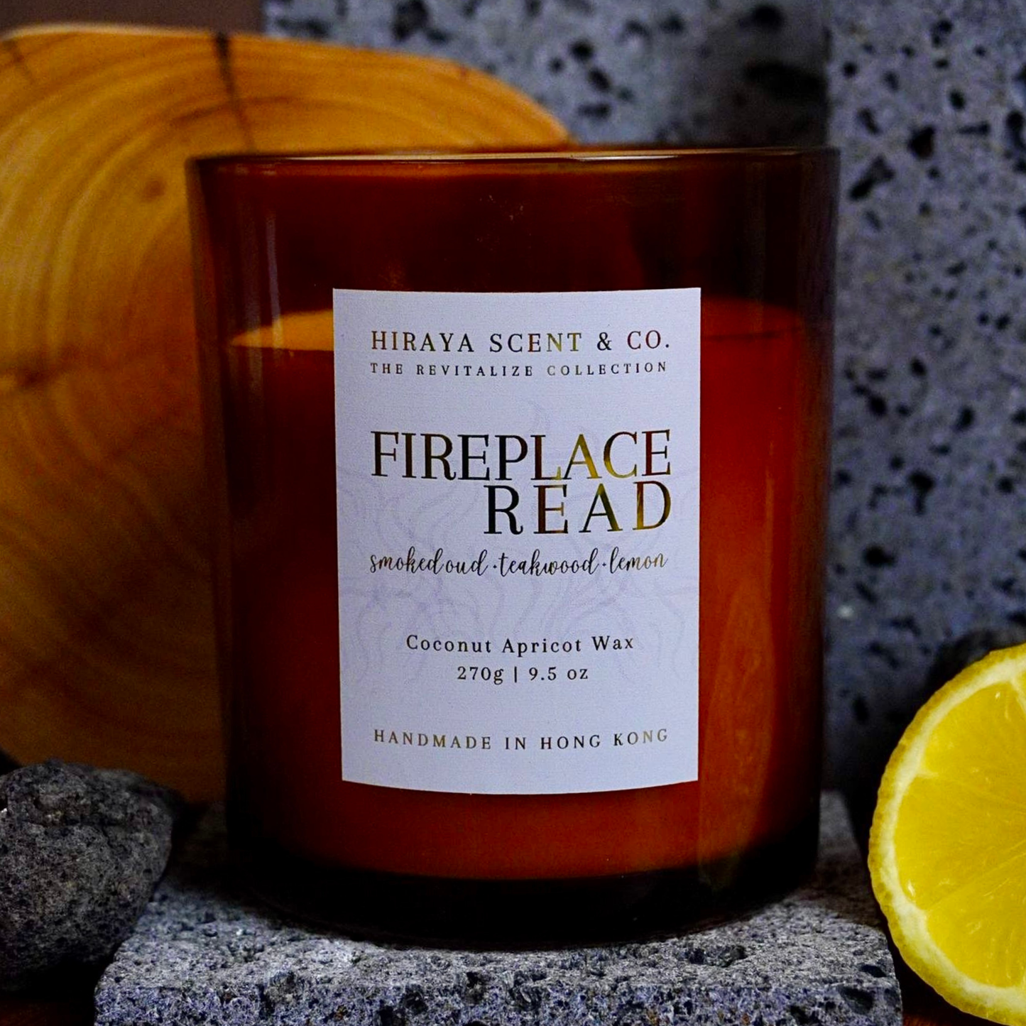 Fireplace Read Candle