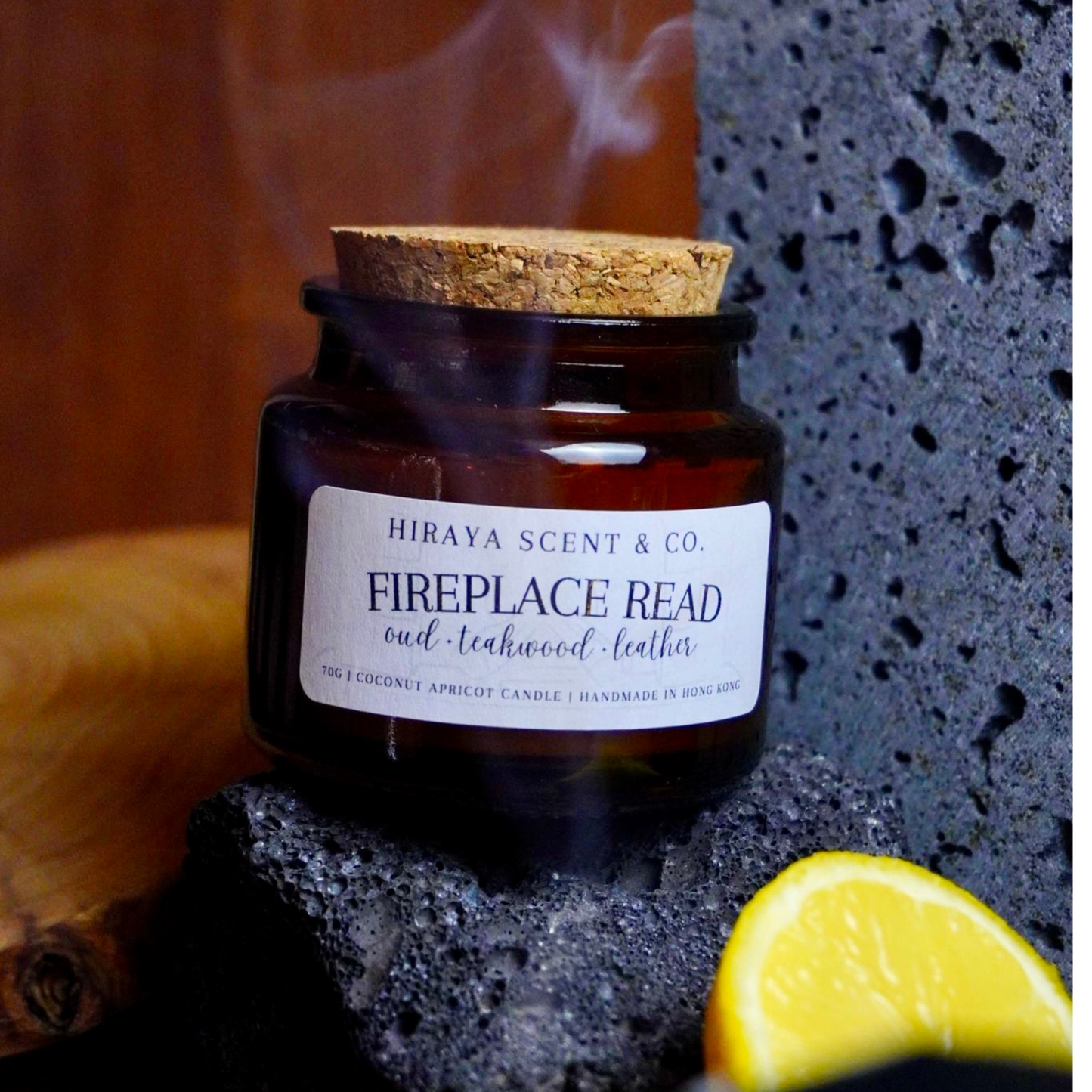 Fireplace Read Candle