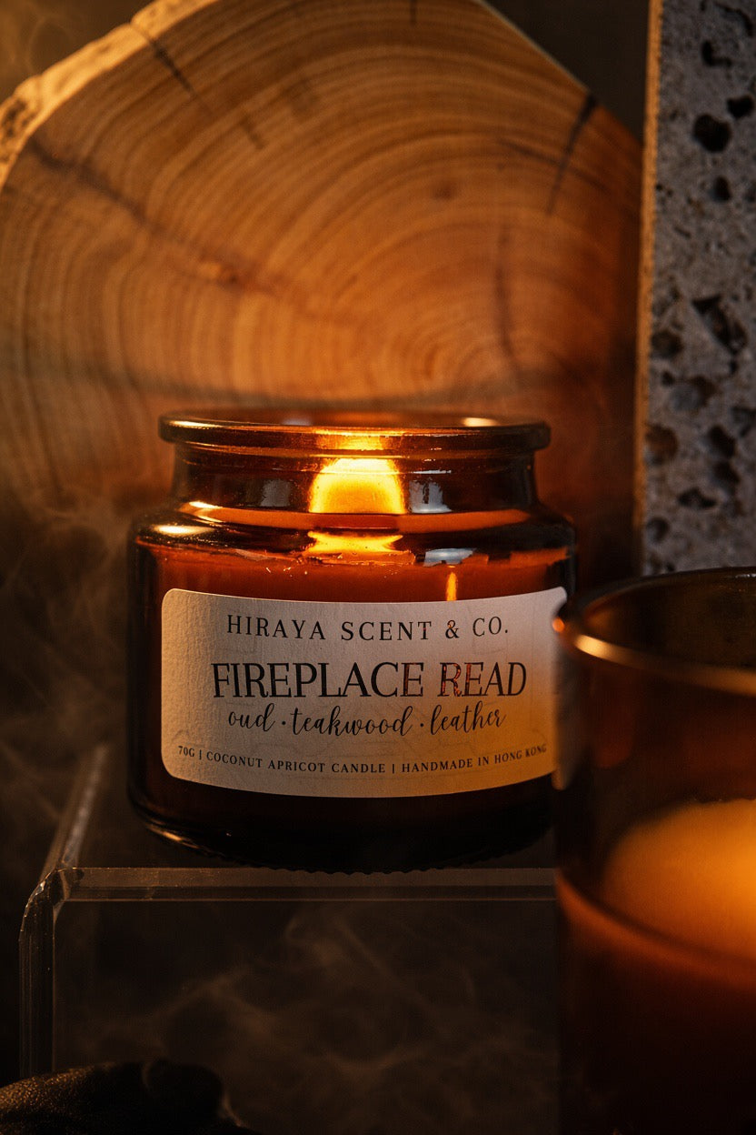Fireplace Read Candle