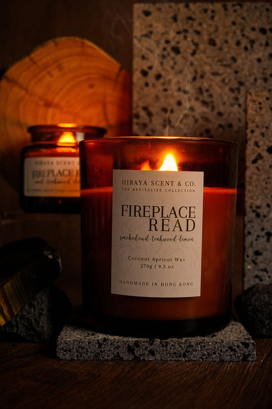 Fireplace Read Candle