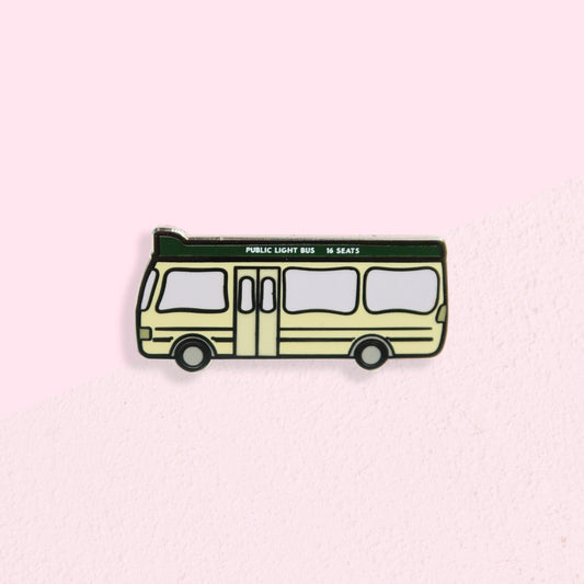 Minibus Enamel Pin