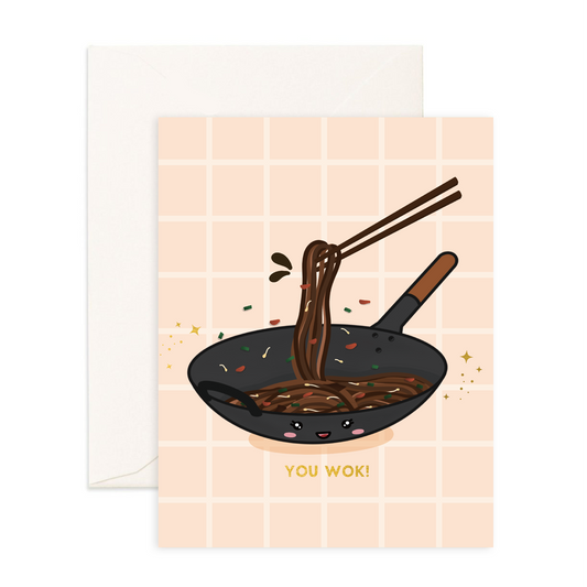 You Wok! - Greeting Card