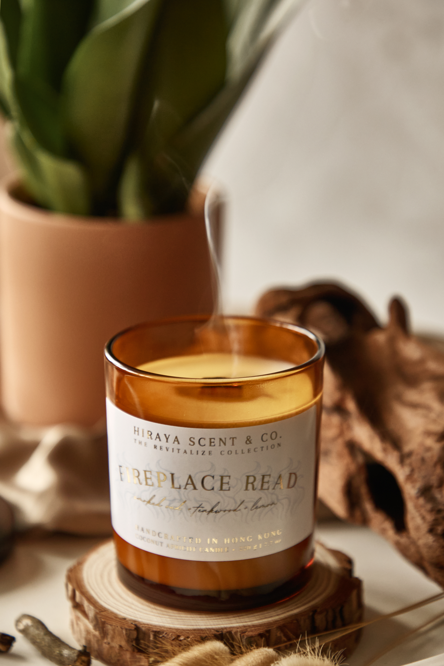 Fireplace Read Candle